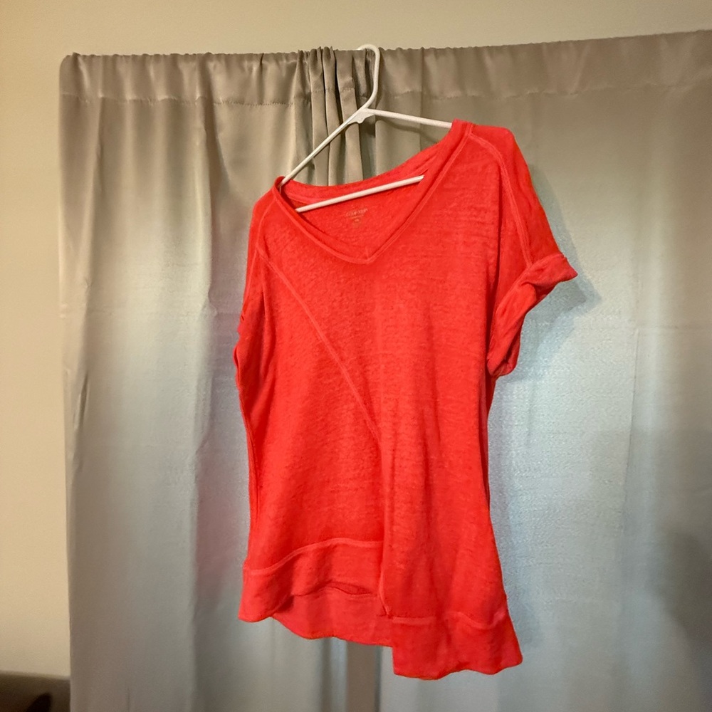 Calvin Klein Red Short Sleeve Tee